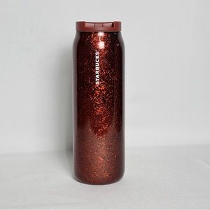 New Starbucks Limited Red Crackle 20oz Tumbler